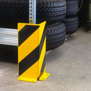 BLACK BULL Heavy Duty Pallet Racking Protectors (Standard & Guide Roller Models) | Steel Impact Guards
