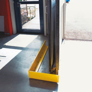 BLACK BULL Sliding Door Protectors | Heavy-Duty Steel Stop Guards - Yellow