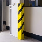 BLACK BULL Heavy Duty Pallet Racking Protectors (Standard & Guide Roller Models) | Steel Impact Guards