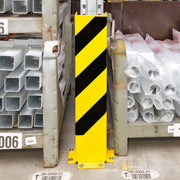 BLACK BULL Heavy Duty Pallet Racking Protectors (Standard & Guide Roller Models) | Steel Impact Guards