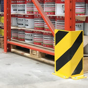 BLACK BULL Heavy Duty Pallet Racking Protectors (Standard & Guide Roller Models) | Steel Impact Guards