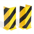 BLACK BULL Heavy Duty Pallet Racking Protectors (Standard & Guide Roller Models) | Steel Impact Guards