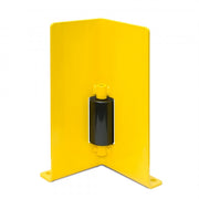 BLACK BULL Pallet Racking Protector with Guide Roller | Heavy-Duty Steel Impact Guard