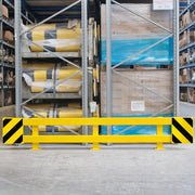 BLACK BULL Racking End Frame Protector A | Adjustable Steel Pallet Rack Guard