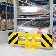 BLACK BULL Racking End Frame Protector A | Adjustable Steel Pallet Rack Guard