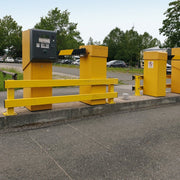 BLACK BULL Impact Guard Rails | Heavy-Duty Steel Modular Barrier System - Post Only