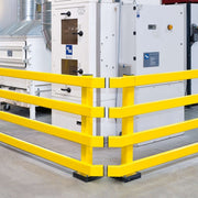 BLACK BULL Impact Guard Rails | Heavy-Duty Steel Modular Barrier System - XL Post Only
