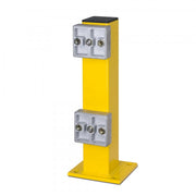 BLACK BULL Impact Guard Rails | Heavy-Duty Steel Modular Barrier System - Post Only