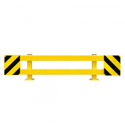 BLACK BULL Racking End Frame Protector A | Adjustable Steel Pallet Rack Guard