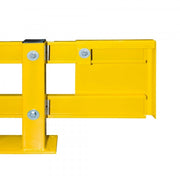 BLACK BULL Racking End Frame Protector A | Adjustable Steel Pallet Rack Guard