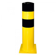 Black Bull Heavy Duty Bollard - Black/Yellow - Surface Fix - 3XL