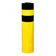 Black Bull Heavy Duty Bollard - Black/Yellow - Concrete In - 3XL