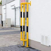TRAFFIC-LINE Vertical Pipe Protectors Wall Mounted | Steel Pipe Protection Guards