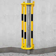 TRAFFIC-LINE Vertical Pipe Protectors Wall Mounted | Steel Pipe Protection Guards