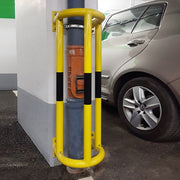 TRAFFIC-LINE Vertical Pipe Protectors Wall Mounted | Steel Pipe Protection Guards