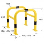 TRAFFIC-LINE Column Protectors | Steel Impact Safety Guards