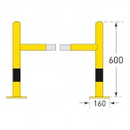 TRAFFIC-LINE Column Protectors | Steel Impact Safety Guards