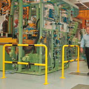 TRAFFIC-LINE Steel Hoop Guards with Crossbar | Segregation & Protection Barriers
