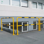 TRAFFIC-LINE Steel Hoop Guards with Crossbar | Segregation & Protection Barriers