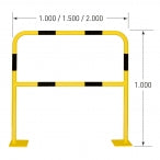 TRAFFIC-LINE Steel Hoop Guards (Light-Duty) | Steel Segregation Barriers