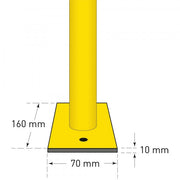 TRAFFIC-LINE Steel Hoop Guards with Crossbar | Segregation & Protection Barriers