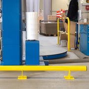 BLACK BULL Raised Collision Bars | Steel Traffic Separation & Protection System - Yellow