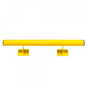 BLACK BULL Raised Collision Bars | Steel Traffic Separation & Protection System - Yellow