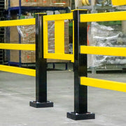 BLACK BULL Self-Closing Railing Gate | HYBRID System Access Gate