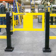 BLACK BULL Self-Closing Railing Gate | HYBRID System Access Gate