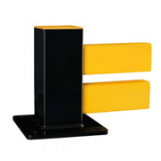 BLACK BULL Low-Level Impact Protection Barrier HYBRID | Floor-Level Steel & Plastic System