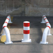 BLACK BULL HGV Parking Aid Bollard | Heavy-Duty Loading Bay Protection Post