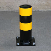 BLACK BULL HGV Parking Aid Bollard | Heavy-Duty Loading Bay Protection Post