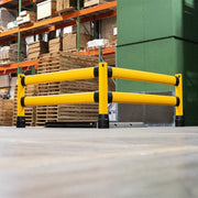 BLACK BULL FLEX+ Impact Protection Railing L-Line | Flexible Polymer Barrier