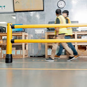 BLACK BULL FLEX+ Impact Protection Railing S-Line | Flexible Polymer Pedestrian Barrier