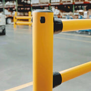 BLACK BULL FLEX+ Impact Protection Railing S-Line | Flexible Polymer Pedestrian Barrier
