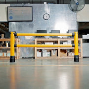 BLACK BULL FLEX+ Impact Protection Railing S-Line | Flexible Polymer Pedestrian Barrier