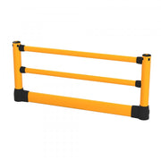 BLACK BULL FLEX+ Impact Protection Railing S-Line with Under-run Guard| Flexible Polymer Pedestrian Barrier