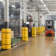 TRAFFIC-LINE Adjustable Column Protectors 1,100H x 450W x 450Bmm | Polyethylene Impact Guards
