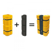 TRAFFIC-LINE Adjustable Column Protectors 1,100H x 450W x 450Bmm | Polyethylene Impact Guards