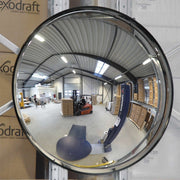 DETECTIVE Wall Mounted Panoramic Mirror | Shallow-Profile Acrylic Security Mirror