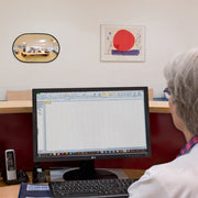 DETECTIVE Wall Mounted Convex Mirror | Space-Saving Acrylic Security Mirror | Oval Black Frame