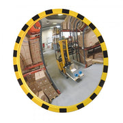 VIEW-MINDER Industrial Duty Round Mirror | High-Visibility Acrylic Safety Mirror