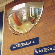 PANORAMIC 180° Observation Mirror | Frameless Acrylic Half-Dome Security Mirror