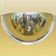 PANORAMIC 180° Observation Mirror | Frameless Acrylic Half-Dome Security Mirror
