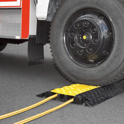TRAFFIC-LINE Cable/Hose Protection Ramps – Large | Heavy-Duty Multi-Channel Protector
