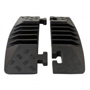 TRAFFIC-LINE Cable/Hose Protection Ramps – Medium | 5-Channel Hinged Cable Guard