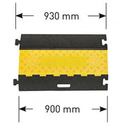 TRAFFIC-LINE Cable/Hose Protection Ramps – Medium | 5-Channel Hinged Cable Guard