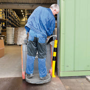 TRAFFIC-LINE Impact Protection Bollard - FLEX | Yielding TPU Safety Bollard - Red/White