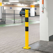 TRAFFIC-LINE Impact Protection Bollard - FLEX | Yielding TPU Safety Bollard - Red/White