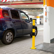 TRAFFIC-LINE Impact Protection Bollard - FLEX | Yielding TPU Safety Bollard - Red/White